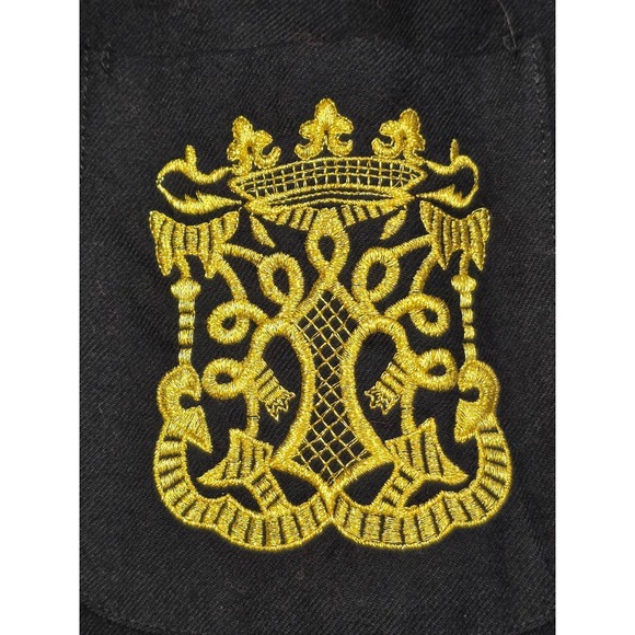 Classiques Entier Navy Wool Blazer Gold Crest Button Vintage Made in Japan XS - Picture 8 of 13